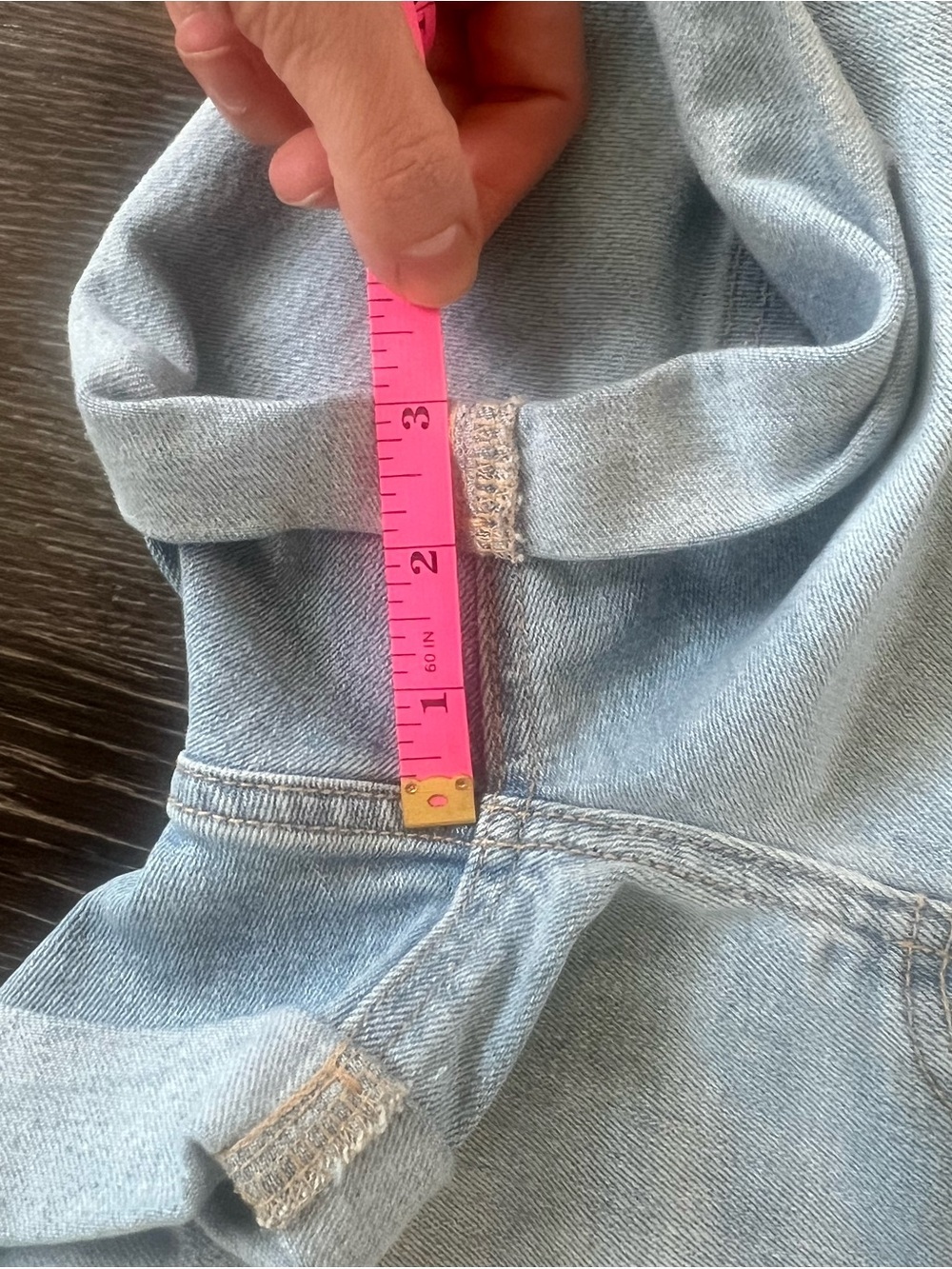 Light Wash Denim Women’s Shorts - Picture 8 of 8
